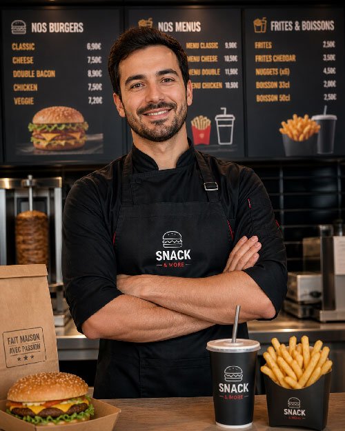 fastfood snacking