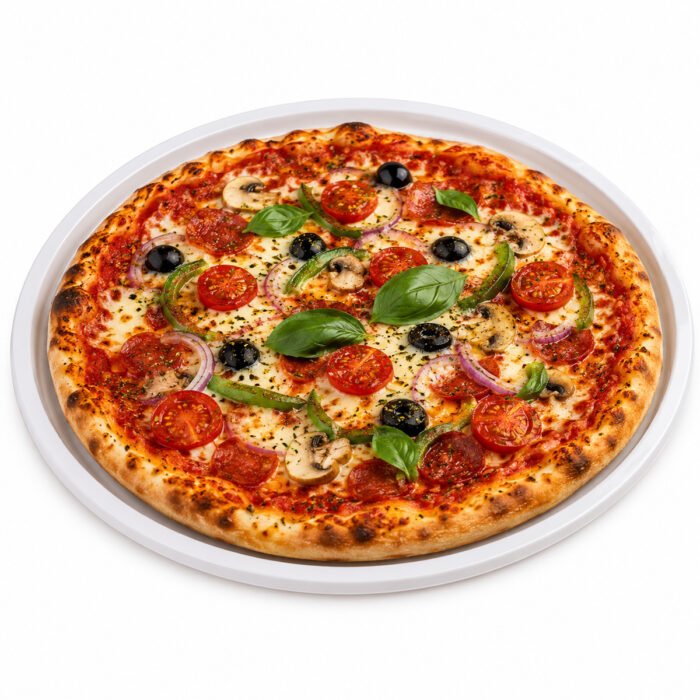 Assiette à pizza réutilisable