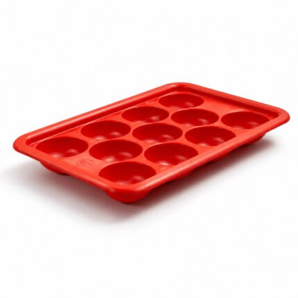 Bac à pâtons alvéolé rouge