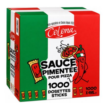 Huile Pimentée Pizza Sticks 4ml - boite 1000