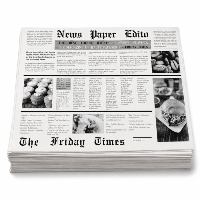 Papier Alimentaire Ingraissable