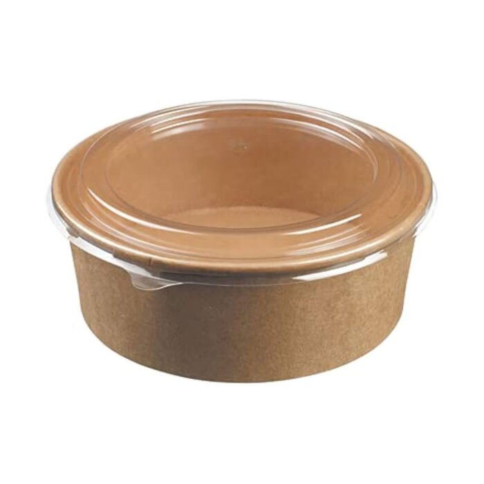 Saladier Kraft couvercle transparant