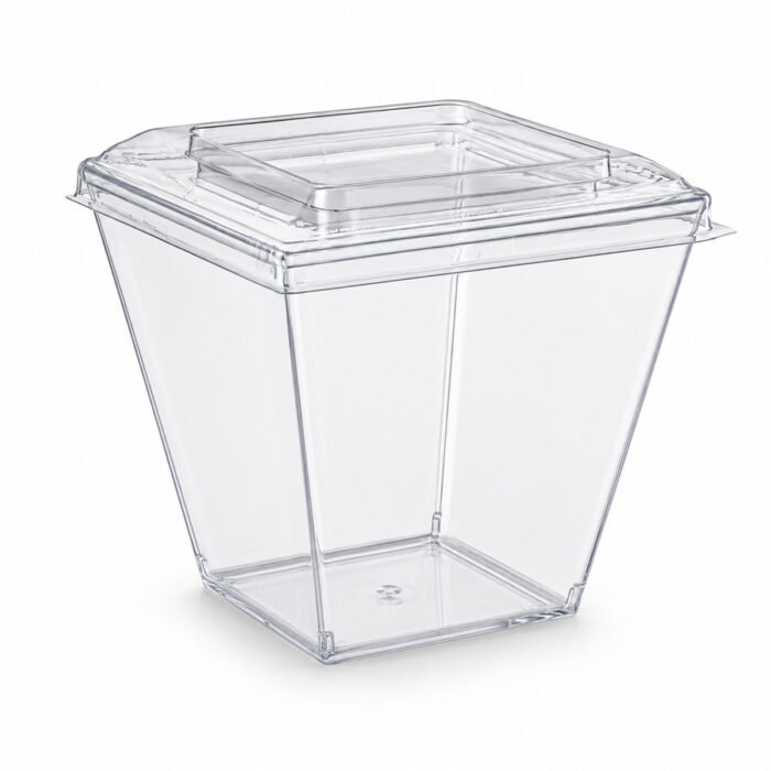 Verrine pyramide plastique