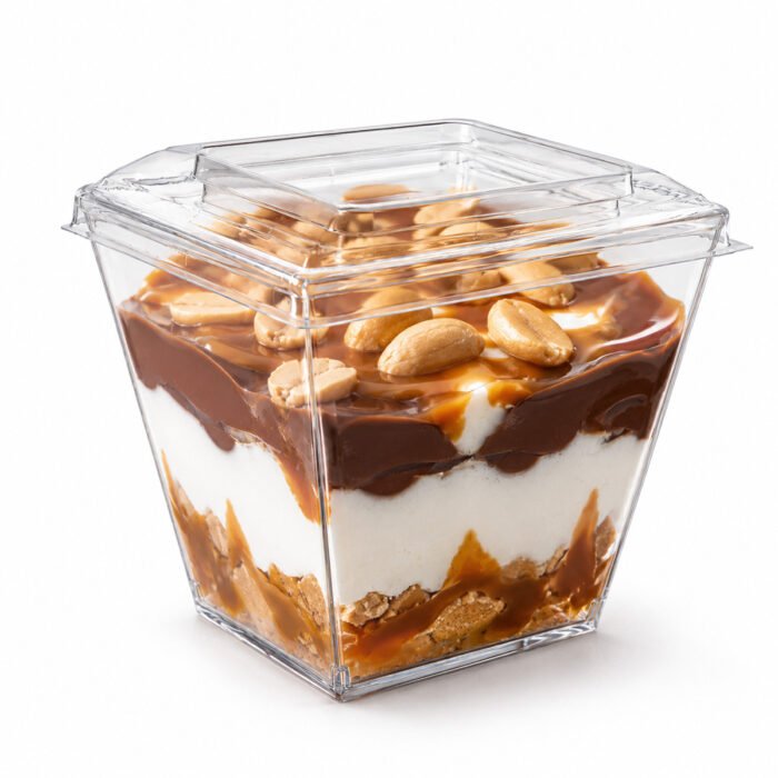 Verrine pyramide plastique