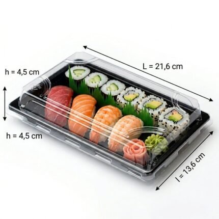 boite sushi 16.5x9x4.5