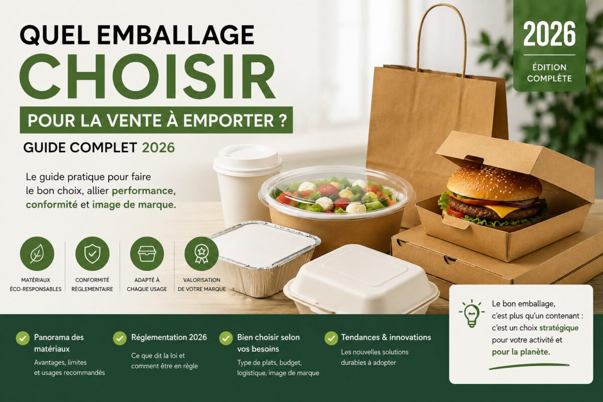 Quel emballage choisir pour la vente à emporter ? Guide complet 2026