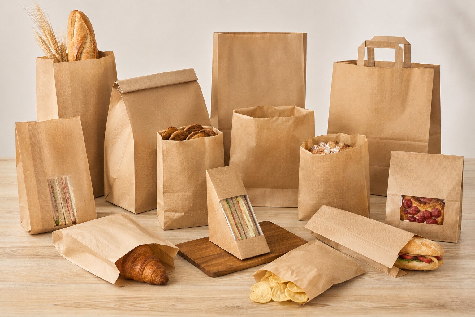 Sacs Kraft Alimentaires Professionnels 2026