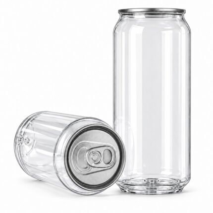 canette transparente 500ml Q55 EASY OPEN